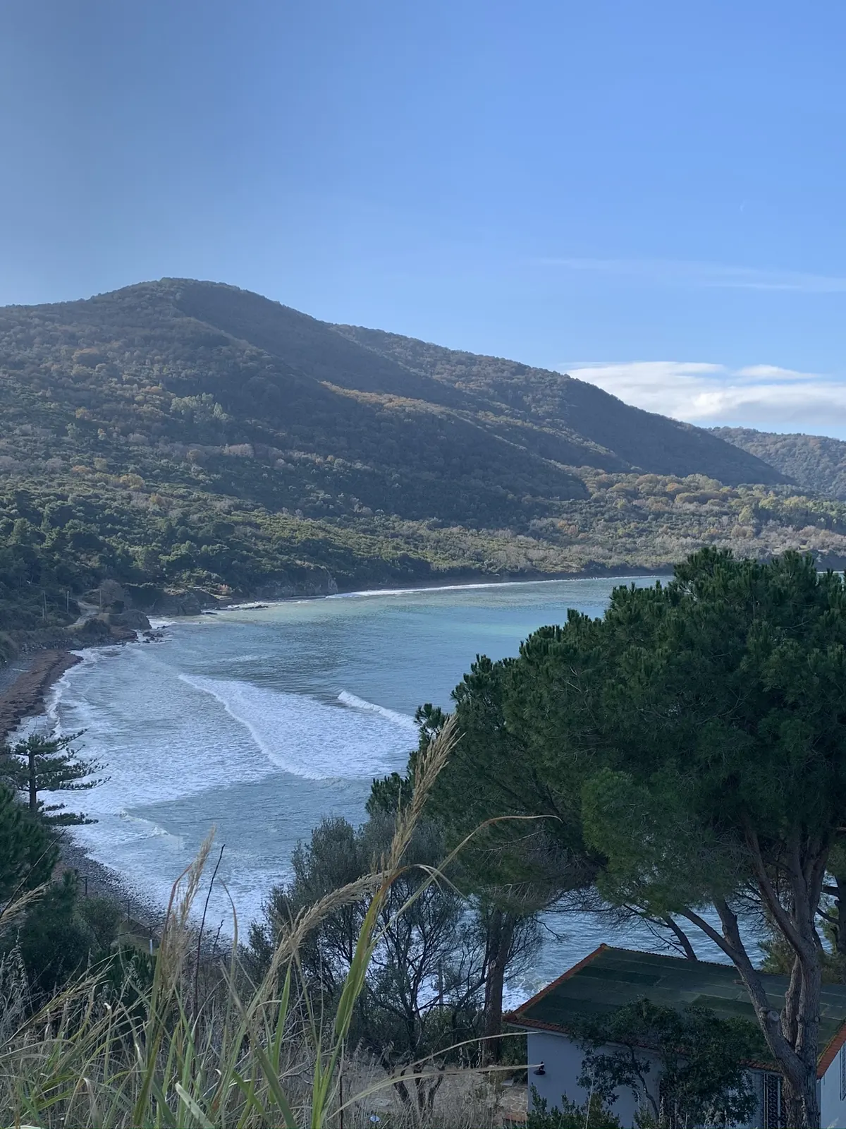La costa di Agropoli: le colline del Cilento, i pini e il mare
